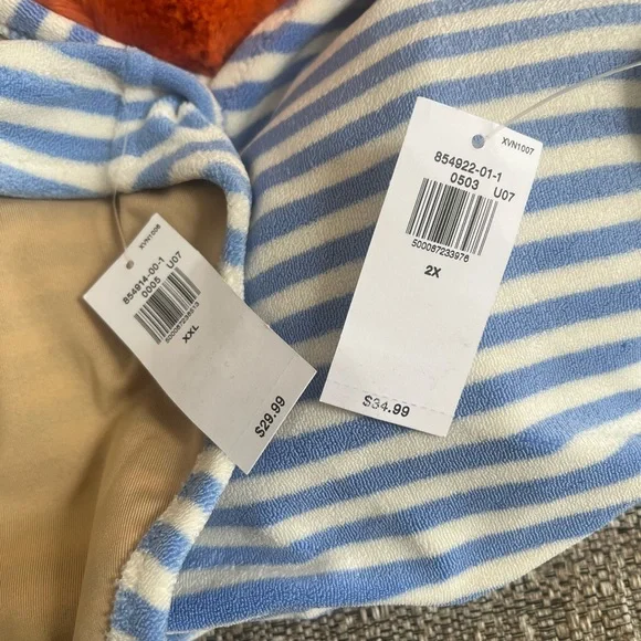 ❣️🆕Old Navy Blue & White Stripe Classic Terry Bikini❣️ - Picture 9 of 9